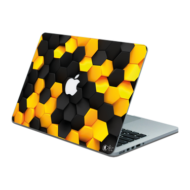 DJ Skins Laptop Skin HONEYCOMB (GELB)